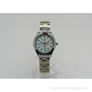 Classic Metal Wrist Watch Water Resistant Analogue Watch Fo